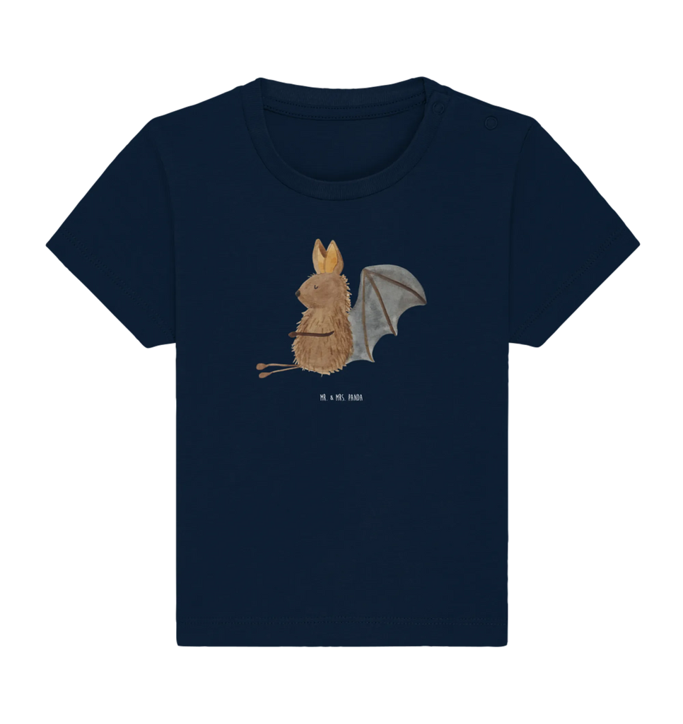 Organic Baby Shirt Fledermaus Sitzen Baby T-Shirt, Jungen Baby T-Shirt, Mädchen Baby T-Shirt, Shirt, Tiermotive, Gute Laune, lustige Sprüche, Tiere, Fledermaus, Fledermäuse, Motivation, entspannen