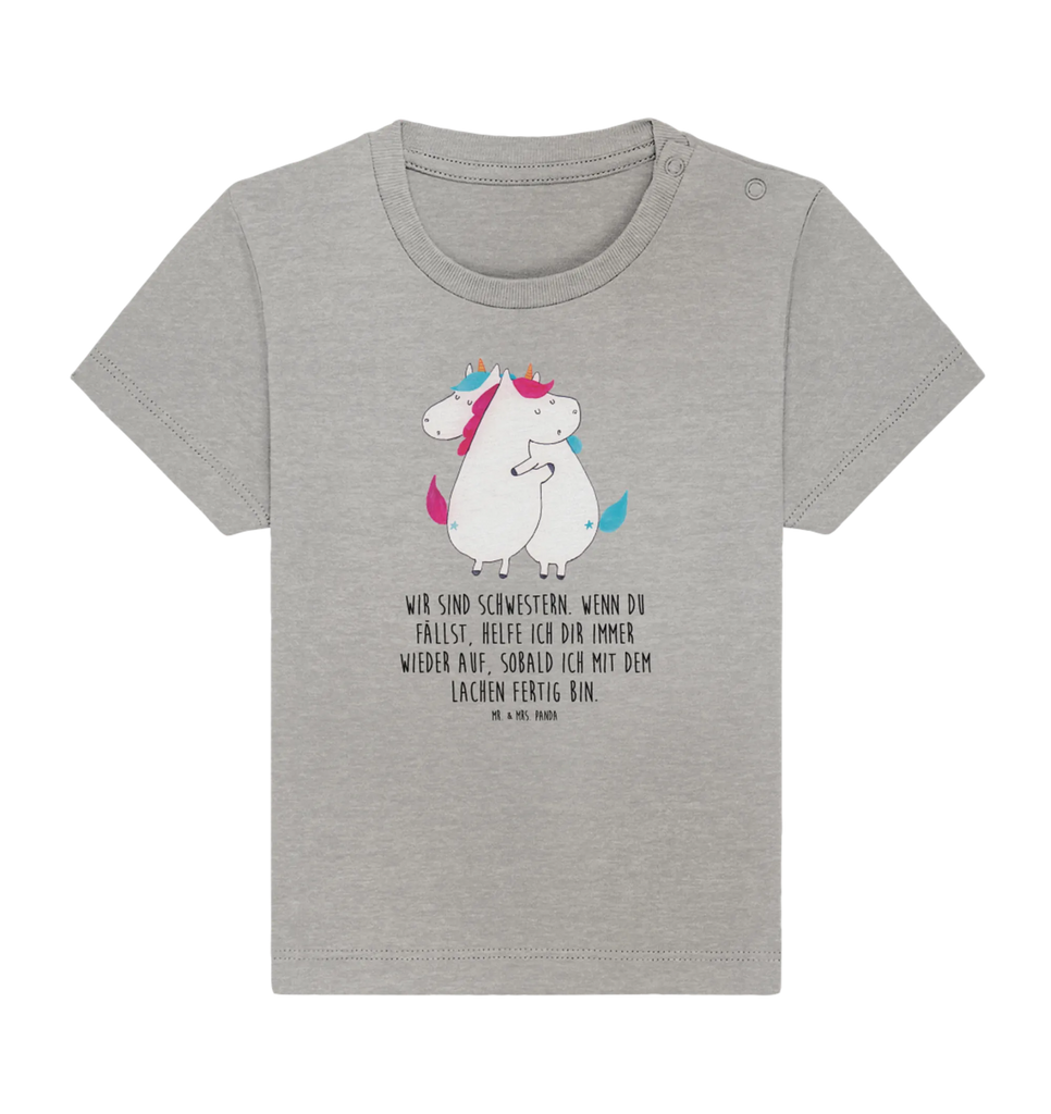 Organic Baby Shirt Einhörner Umarmen Baby T-Shirt, Jungen Baby T-Shirt, Mädchen Baby T-Shirt, Shirt, Einhorn, Einhörner, Einhorn Deko, Unicorn, Freundinnen, Freundin, BFF, Schwester, Schwestern, Familie, Geschwister, Sister, Liebe