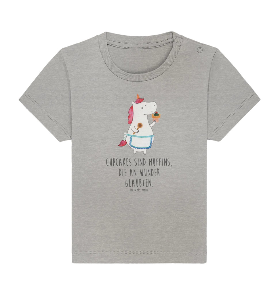 Organic Baby Shirt unicorn Kitchen Baby T-Shirt, Jungen Baby T-Shirt, Mädchen Baby T-Shirt, Shirt, Einhorn, Einhörner, Einhorn Deko, Unicorn, backen, Muffin, Motivation, Träumer, träumen, Bäckerin, Hobbykoch, Koch, Torte, Kuchen