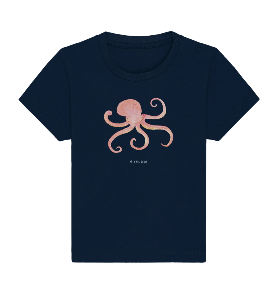 Organic Baby Shirt Tintenfisch Baby T-Shirt, Jungen Baby T-Shirt, Mädchen Baby T-Shirt, Shirt, Tiermotive, Gute Laune, lustige Sprüche, Tiere, Meer, Meerestier, Krake, Tintenfisch, Arme, Wasser, Ozean