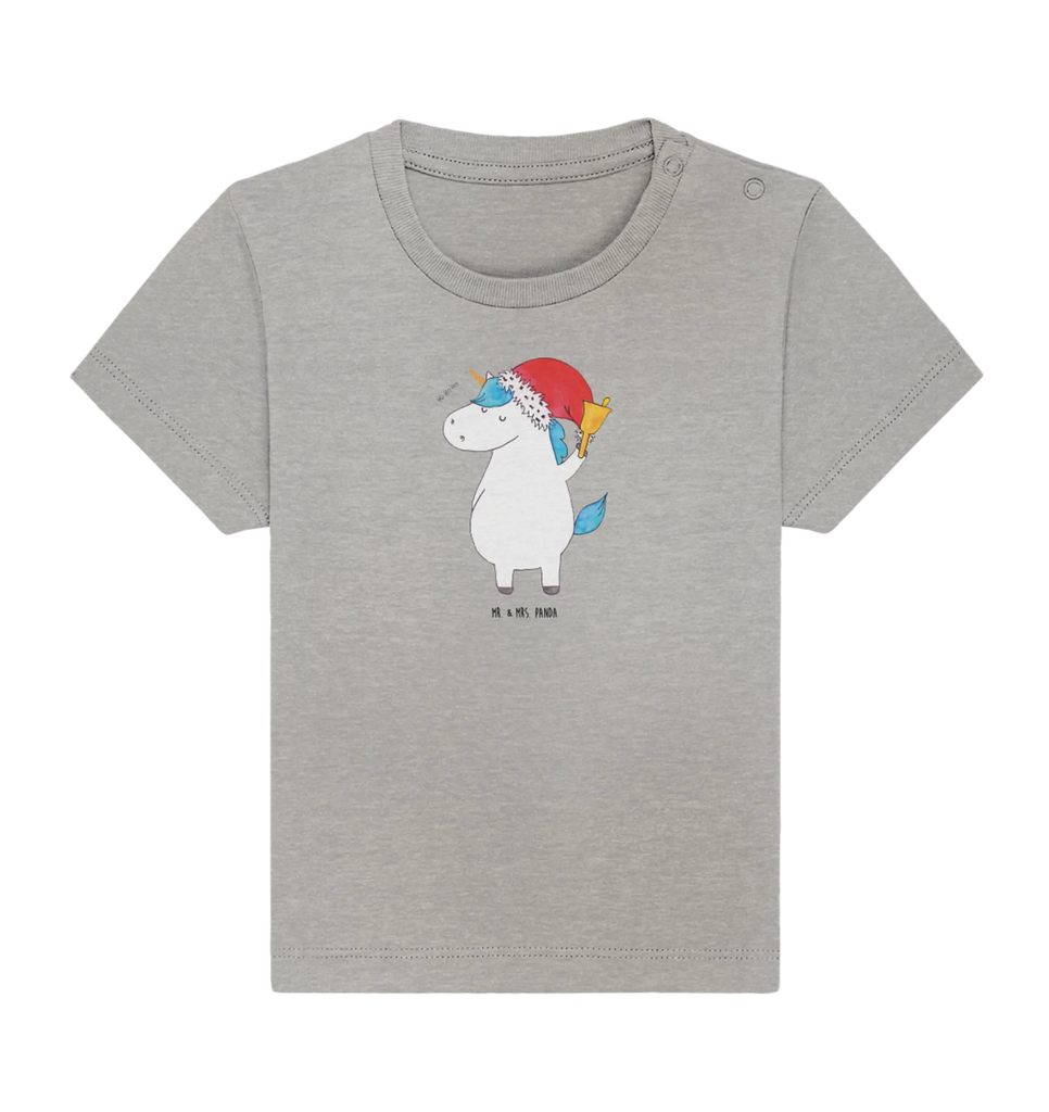 Organic Baby Shirt Einhorn Weihnachtsmann Baby T-Shirt, Jungen Baby T-Shirt, Mädchen Baby T-Shirt, Shirt, Einhorn, Einhörner, Einhorn Deko, Pegasus, Unicorn, Gin, Schokolade, Schoki, Weihnachten, Weihnachtsmann, Nikolaus, Wunschzettel, Wunschliste, Feenstaub