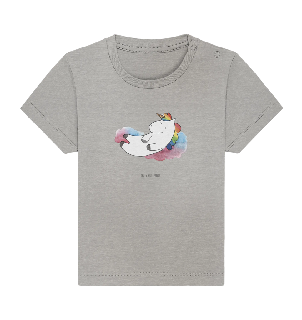 Organic Baby Shirt Einhorn Wolke 7 Baby T-Shirt, Jungen Baby T-Shirt, Mädchen Baby T-Shirt, Shirt, Einhorn, Einhörner, Einhorn Deko, Pegasus, Unicorn, verliebt, Menschen, witzig, lustig, Geschenk, Glaube, Realität, Lächeln