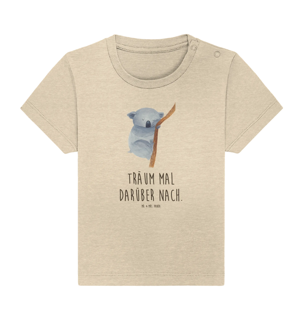 Organic Baby Shirt Koalabär Baby T-Shirt, Jungen Baby T-Shirt, Mädchen Baby T-Shirt, Shirt, Tiermotive, Gute Laune, lustige Sprüche, Tiere, Koala, träumen, Traum, schlafen, Schlafzimmer, Traumland, Bär, Koalabär