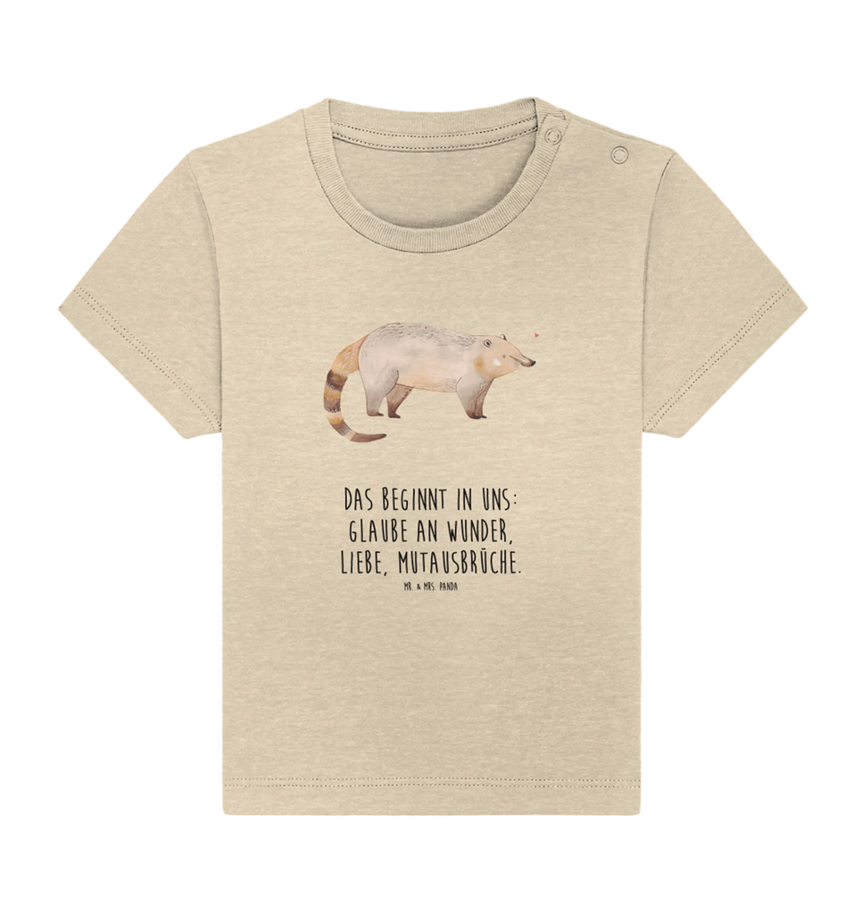 Organic Baby Shirt Nasenbär Baby T-Shirt, Jungen Baby T-Shirt, Mädchen Baby T-Shirt, Shirt, Tiermotive, Gute Laune, lustige Sprüche, Tiere, Nasenbär, Nasenbären, Rüsselbär, Bär