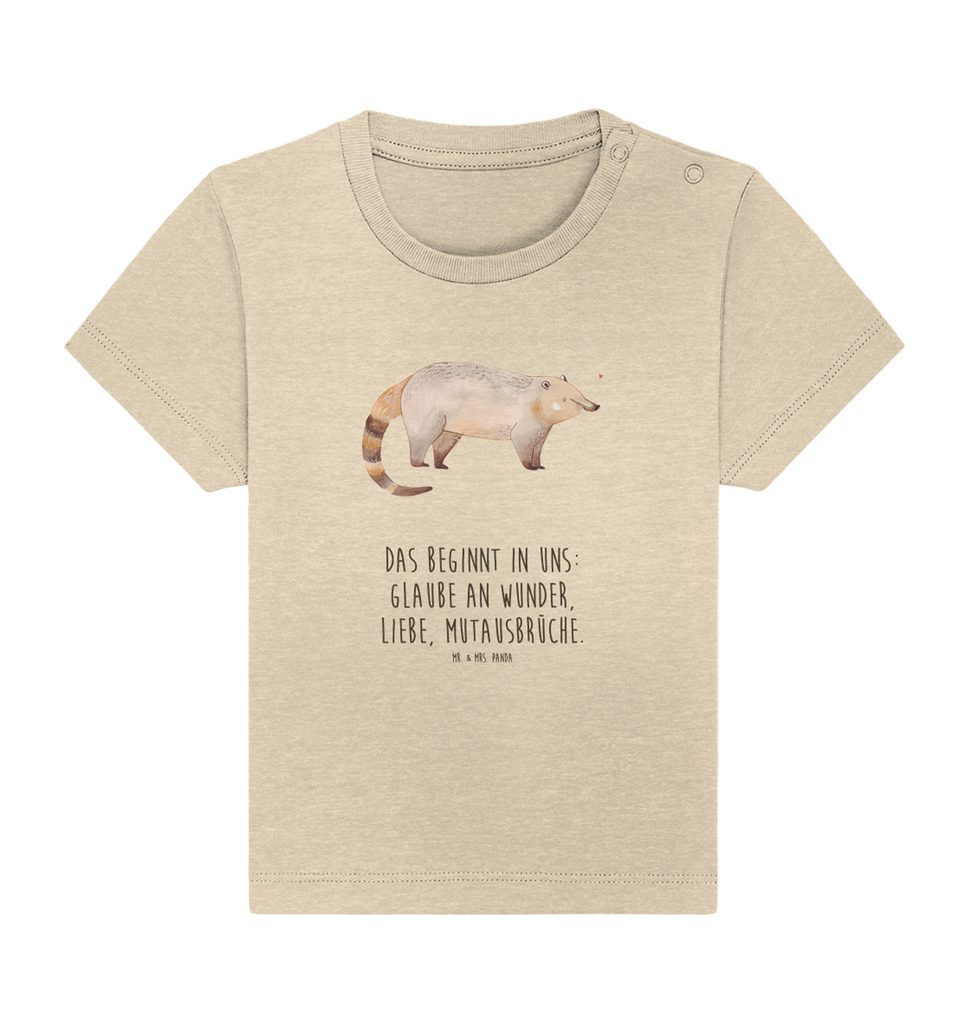 Organic Baby Shirt Nasenbär Baby T-Shirt, Jungen Baby T-Shirt, Mädchen Baby T-Shirt, Shirt, Tiermotive, Gute Laune, lustige Sprüche, Tiere, Nasenbär, Nasenbären, Rüsselbär, Bär