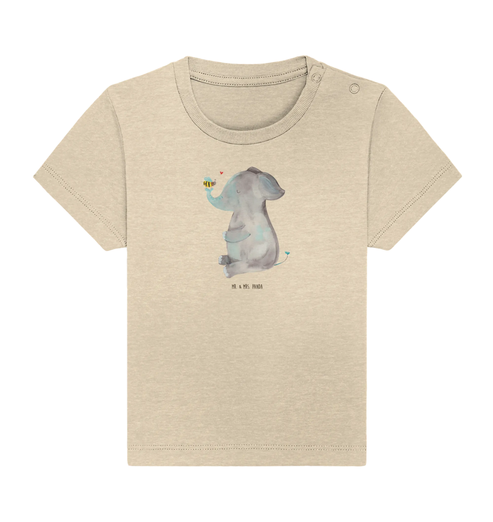 Organic Baby Shirt Elefant Biene Baby T-Shirt, Jungen Baby T-Shirt, Mädchen Baby T-Shirt, Shirt, Tiermotive, Gute Laune, lustige Sprüche, Tiere, Elefant, Biene, Liebe, Liebesbeweis, Jahrestag, Liebesgeschenk, Heiratsantrag, Hochzeitsgeschenk, Liebesspruch