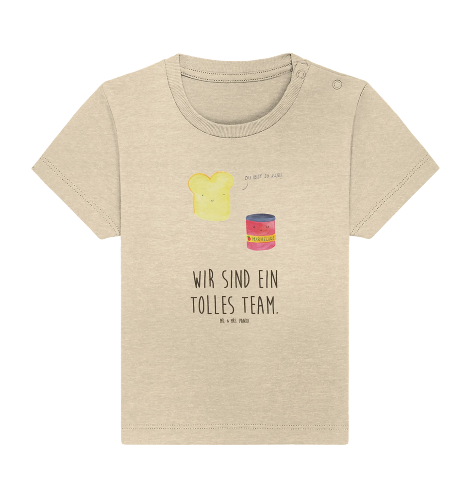 Organic Baby Shirt Toast Marmelade Baby T-Shirt, Jungen Baby T-Shirt, Mädchen Baby T-Shirt, Shirt, Tiermotive, Gute Laune, lustige Sprüche, Tiere, Toast, Marmelade, Dreamteam, süße Postkarte, süß, Küche Deko, Küche Spruch, Frühstück Einladung, Brot, Toastbrot