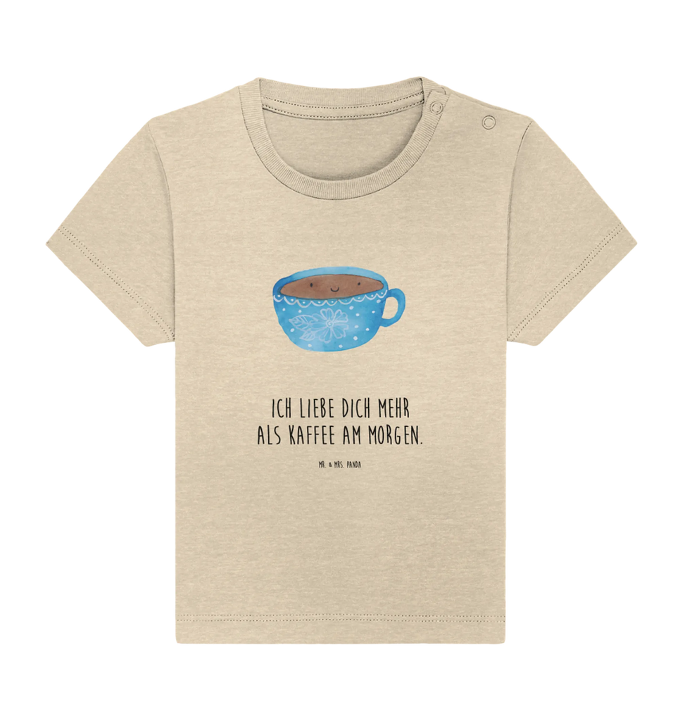 Organic Baby Shirt Kaffee Tasse Baby T-Shirt, Jungen Baby T-Shirt, Mädchen Baby T-Shirt, Shirt, Tiermotive, Gute Laune, lustige Sprüche, Tiere, Kaffee, Tasse, Liebe, Geschmack, Genuss, Glücklich