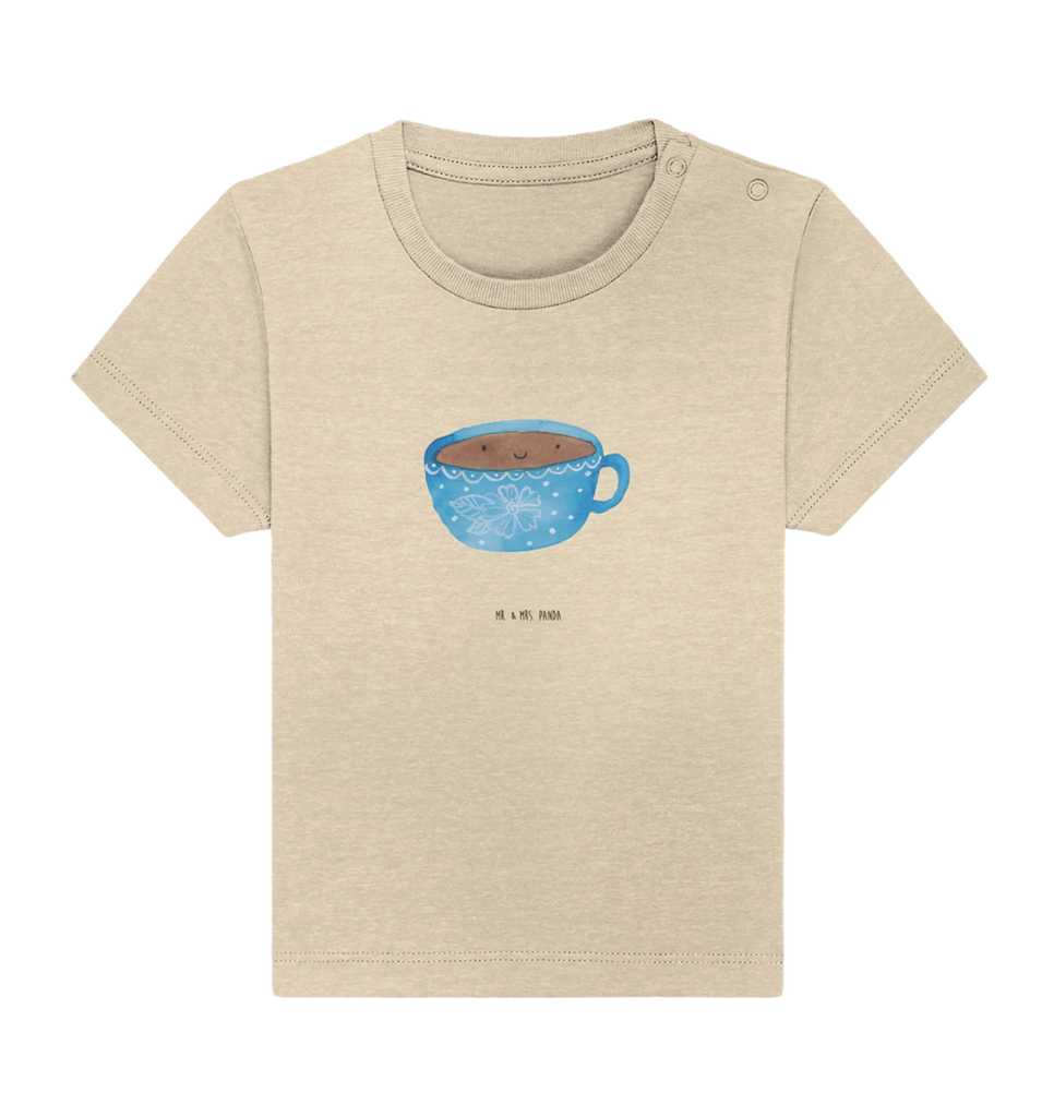 Organic Baby Shirt Kaffee Tasse Baby T-Shirt, Jungen Baby T-Shirt, Mädchen Baby T-Shirt, Shirt, Tiermotive, Gute Laune, lustige Sprüche, Tiere, Kaffee, Tasse, Liebe, Geschmack, Genuss, Glücklich