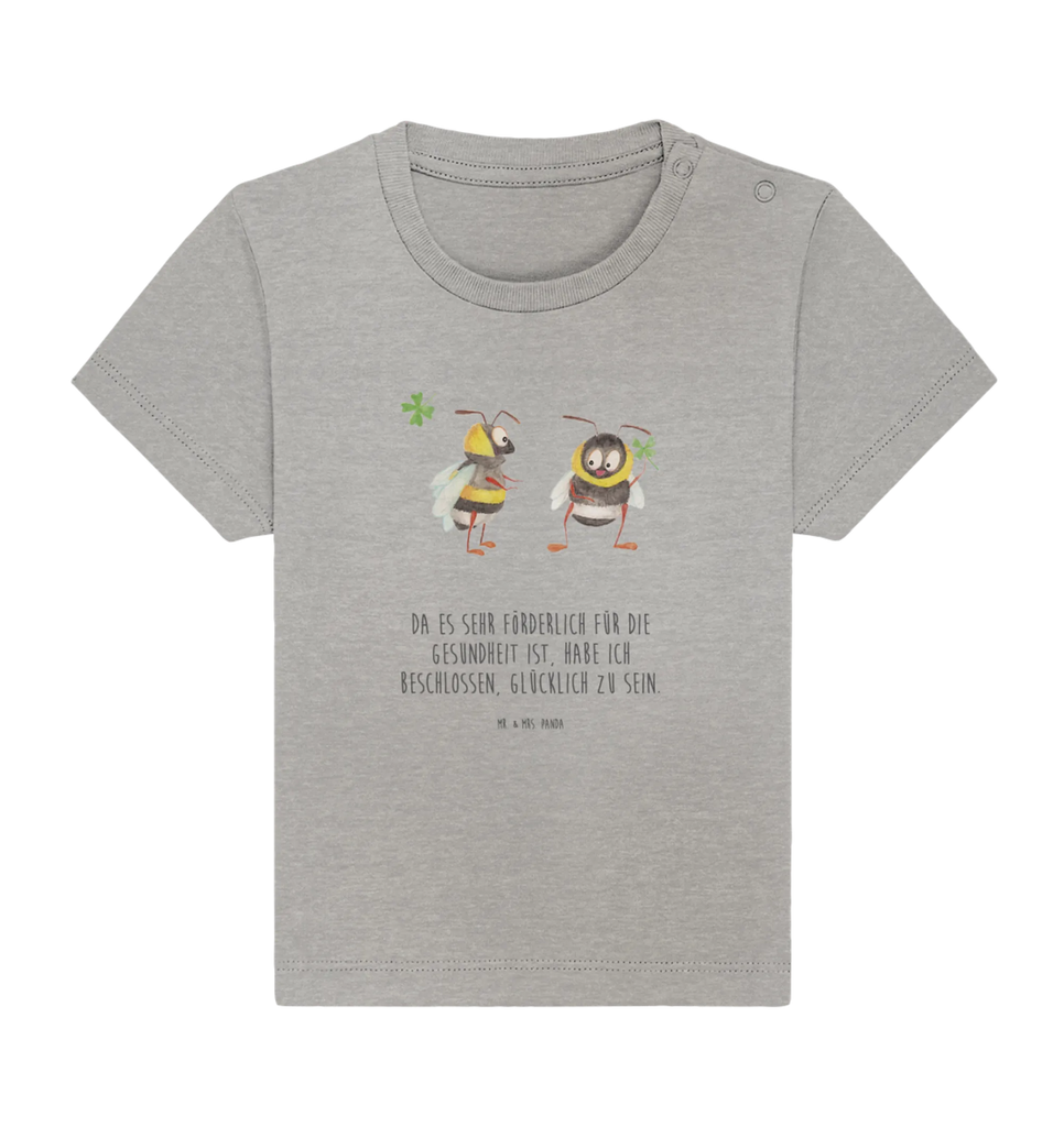 Organic Baby Shirt Hummeln Kleeblatt Baby T-Shirt, Jungen Baby T-Shirt, Mädchen Baby T-Shirt, Shirt, Tiermotive, Gute Laune, lustige Sprüche, Tiere, Hummel, Biene, Spruch positiv, Biene Deko, Spruch schön, glücklich sein, glücklich werden, Spruch fröhlich