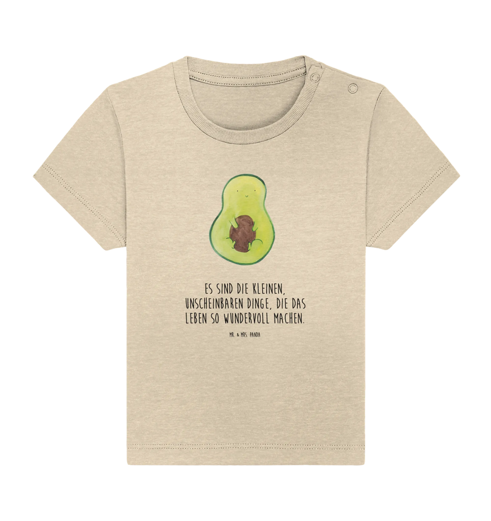 Organic Baby Shirt Avocado Kern Baby T-Shirt, Jungen Baby T-Shirt, Mädchen Baby T-Shirt, Shirt, Avocado, Veggie, Vegan, Gesund, Avokado, Avocadokern, Kern, Pflanze, Spruch Leben