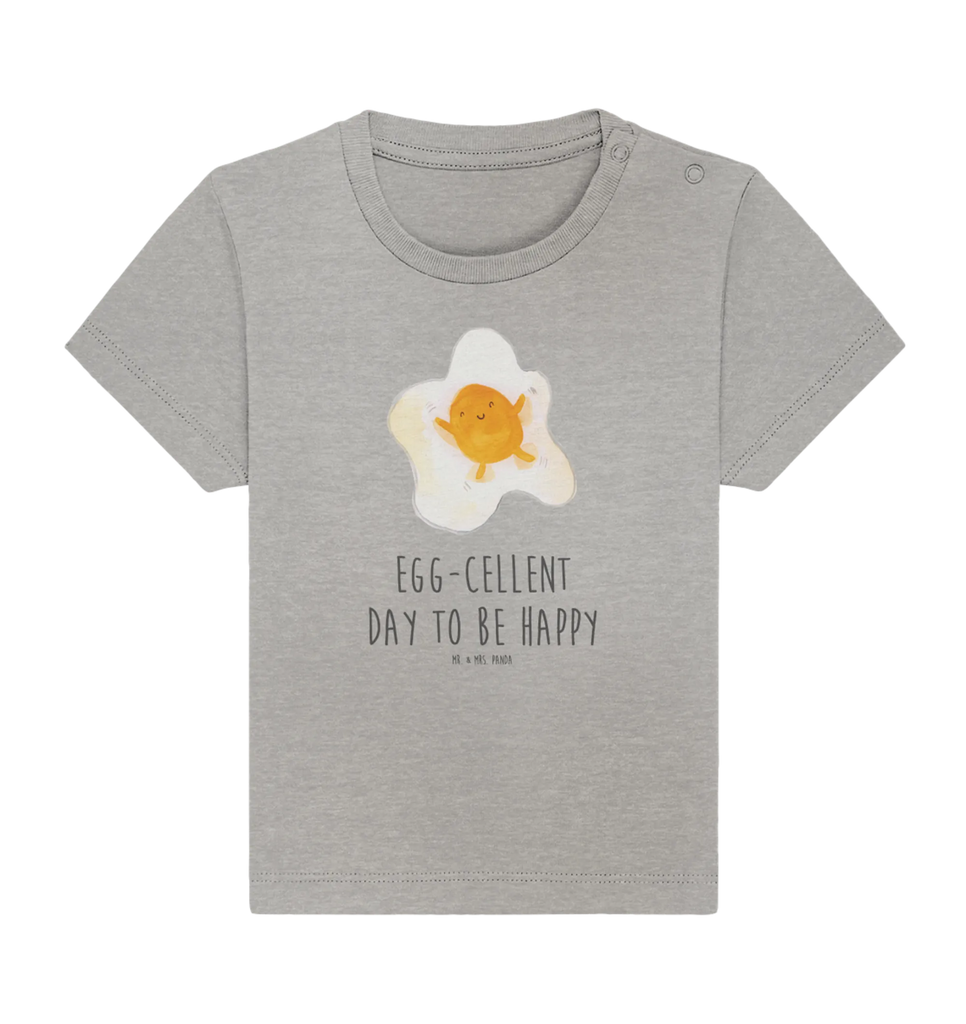 Organic Baby Shirt Spiegelei Ei Baby T-Shirt, Jungen Baby T-Shirt, Mädchen Baby T-Shirt, Shirt, Tiermotive, Gute Laune, lustige Sprüche, Tiere, Ei, Spiegelei, Schön, Tag, Glücklich, Liebe