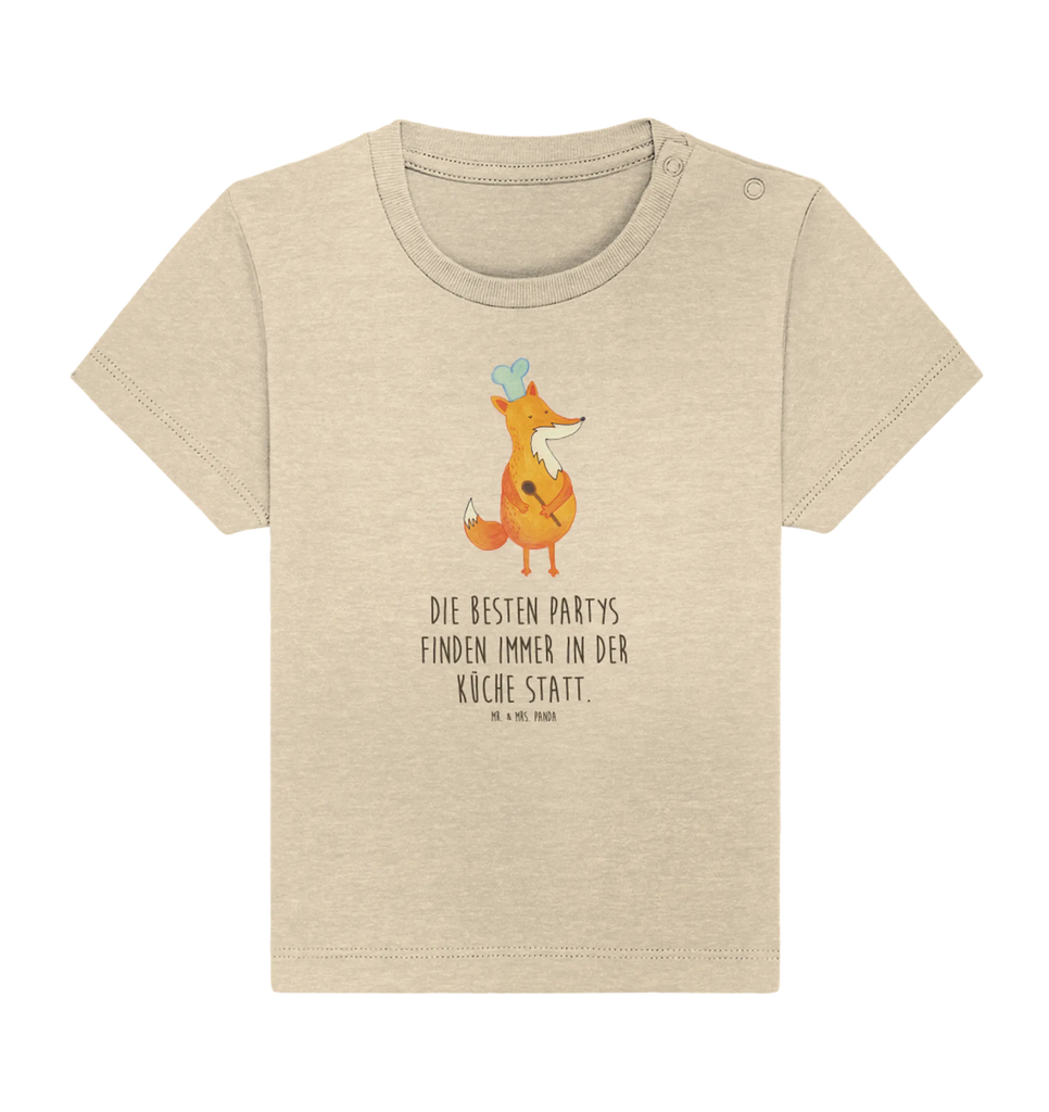 Organic Baby Shirt Fuchs Koch Baby T-Shirt, Jungen Baby T-Shirt, Mädchen Baby T-Shirt, Shirt, Fuchs, Füchse, Koch Geschenk, Küche Spruch, Küche Deko, Köche, Bäcker, Party Spruch, Spruch lustig, witzig