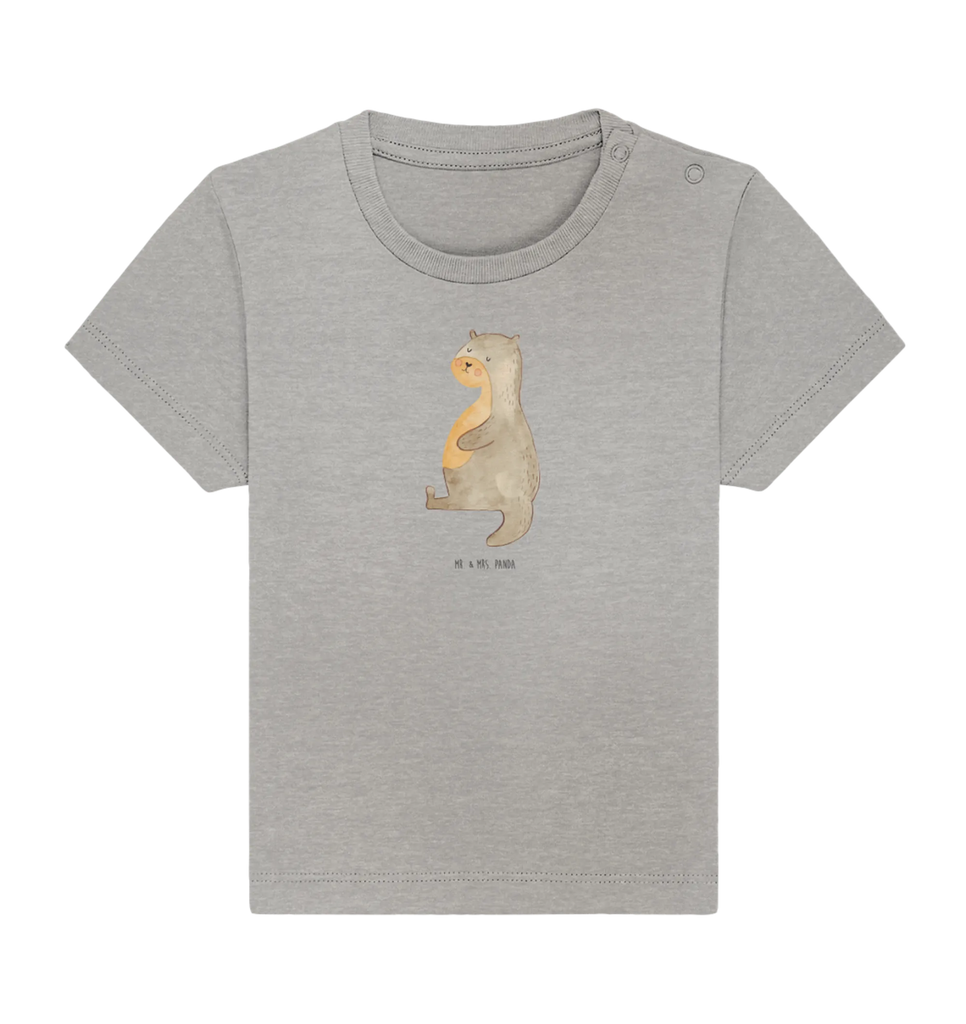 Organic Baby Shirt Otter Bauch Baby T-Shirt, Jungen Baby T-Shirt, Mädchen Baby T-Shirt, Shirt, Otter, Fischotter, Seeotter, Otter Seeotter See Otter