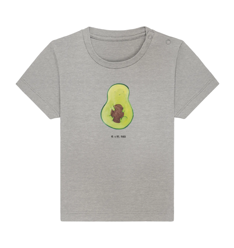 Organic Baby Shirt Avocado Kern Baby T-Shirt, Jungen Baby T-Shirt, Mädchen Baby T-Shirt, Shirt, Avocado, Veggie, Vegan, Gesund, Avokado, Avocadokern, Kern, Pflanze, Spruch Leben