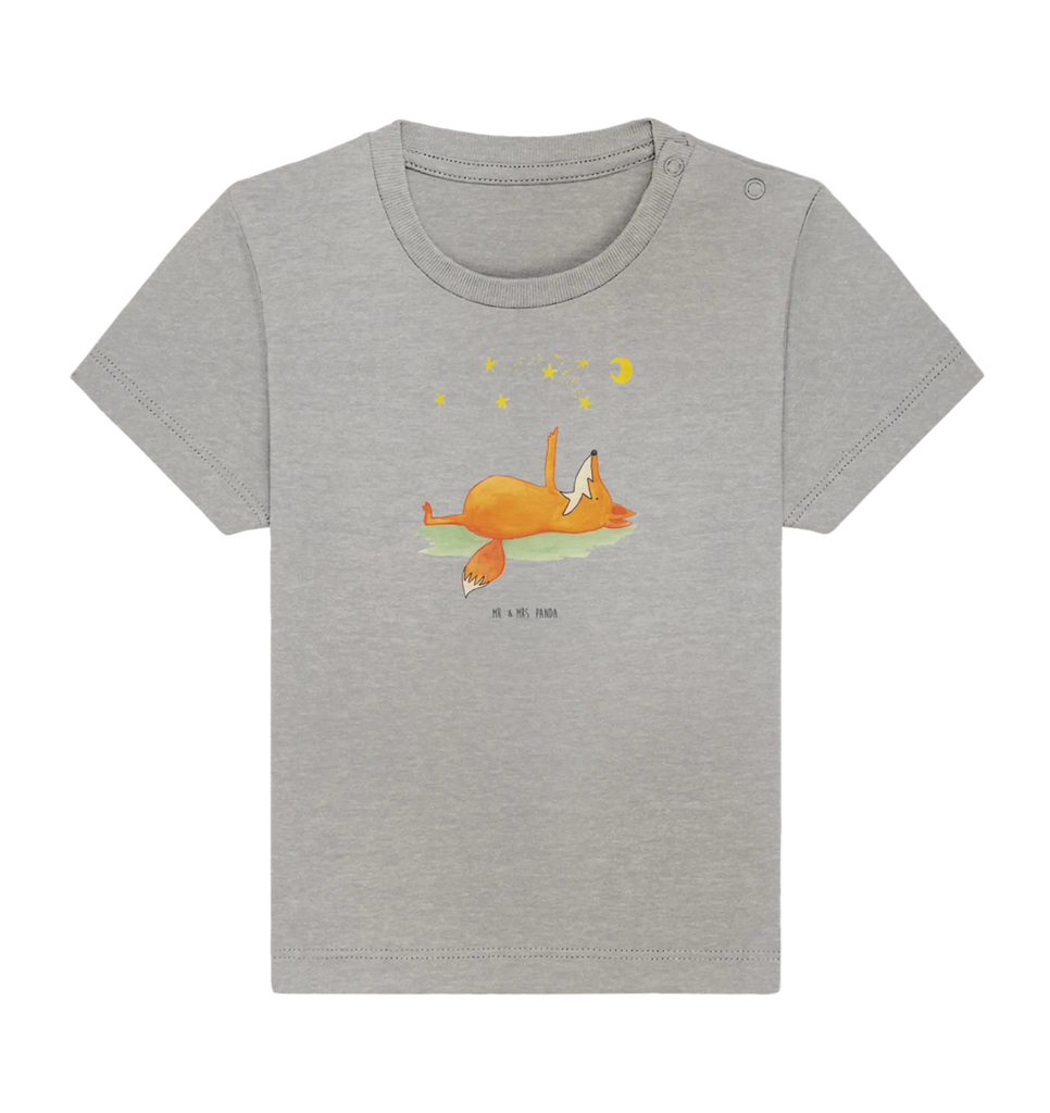 Organic Baby Shirt Fuchs Sterne Baby T-Shirt, Jungen Baby T-Shirt, Mädchen Baby T-Shirt, Shirt, Fuchs, Füchse, tröstende Worte, Spruch positiv, Spruch schön, Romantik, Always Look on the Bright Side of Life