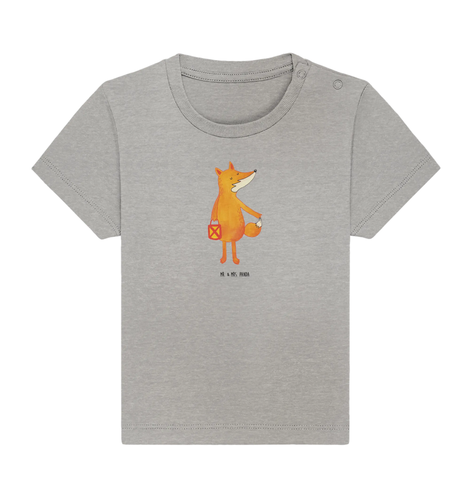 Organic Baby Shirt Fuchs Laterne Baby T-Shirt, Jungen Baby T-Shirt, Mädchen Baby T-Shirt, Shirt, Fuchs, Füchse, Spruch trösten, Liebeskummer Spruch, Laterne, Sankt Martin, Laternenumzug, Aufmuntern, Cäsar Otto Hugo Flaischlen