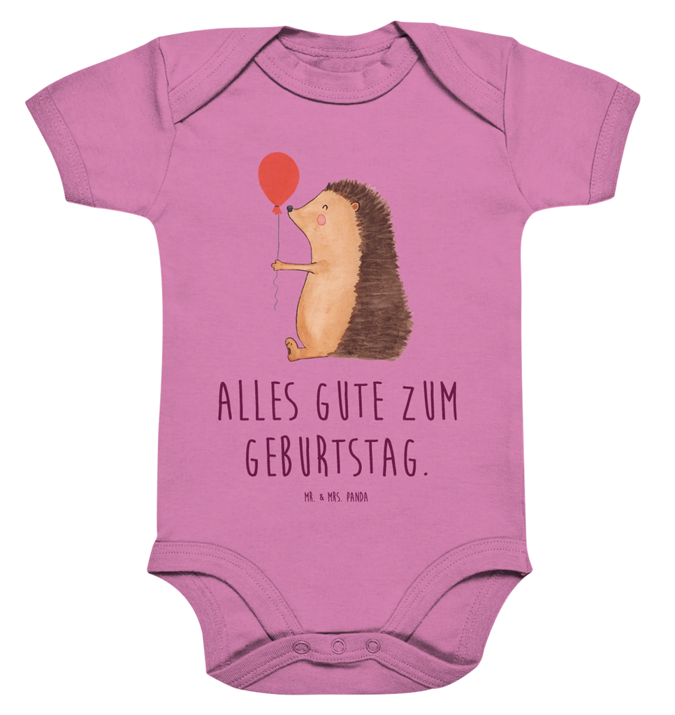 Organic Baby Body Igel Luftballon Babykleidung, Babystrampler, Strampler, Wickelbody, Baby Erstausstattung, Junge, Mädchen, Tiermotive, Gute Laune, lustige Sprüche, Tiere, Igel, Geburtstag, Herzlichen Glückwunsch, Glückwunsch, Geburtstagskind, Ballon, Happy Birthday