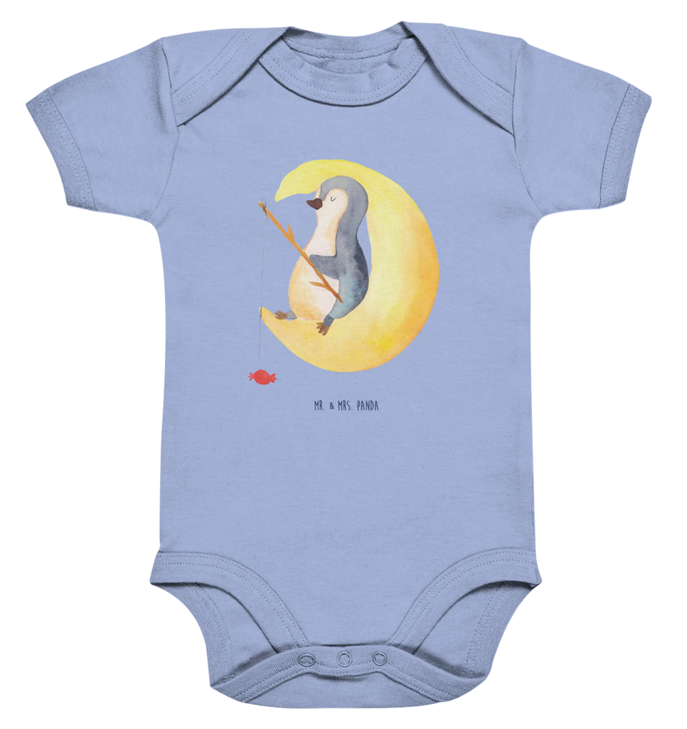 Organic Baby Body Pinguin Mond Babykleidung, Babystrampler, Strampler, Wickelbody, Baby Erstausstattung, Junge, Mädchen, Pinguin, Pinguine, Spruch, schlafen, Nachtruhe, Einschlafen, Schlafzimmer, Schlafstörungen, Gästezimmer