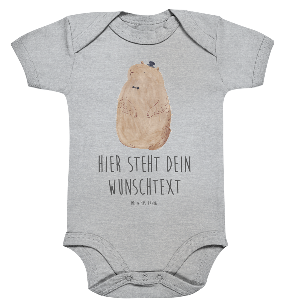 Personalisierter Baby Body Murmeltier Personalisierter Baby Body, Personalisierte Babykleidung, Personalisierter Babystrampler, Personalisierter Strampler, Personalisierter Wickelbody, Personalisierte Baby Erstausstattung, Junge, Mädchen, Tiermotive, Gute Laune, lustige Sprüche, Tiere, Murmeltier, Knigge, Fröhlichkeit, Freundlichkeit, Respekt, Anstand