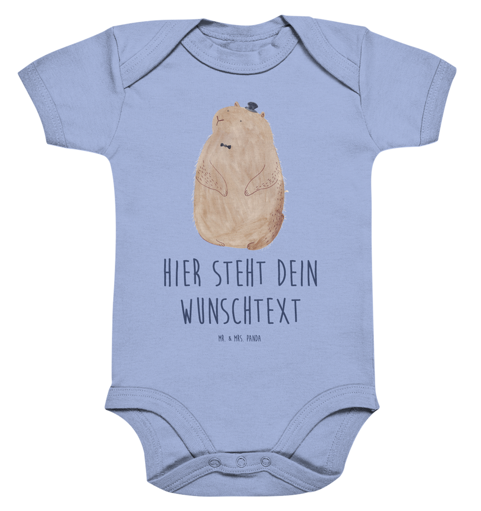 Personalisierter Baby Body Murmeltier Personalisierter Baby Body, Personalisierte Babykleidung, Personalisierter Babystrampler, Personalisierter Strampler, Personalisierter Wickelbody, Personalisierte Baby Erstausstattung, Junge, Mädchen, Tiermotive, Gute Laune, lustige Sprüche, Tiere, Murmeltier, Knigge, Fröhlichkeit, Freundlichkeit, Respekt, Anstand