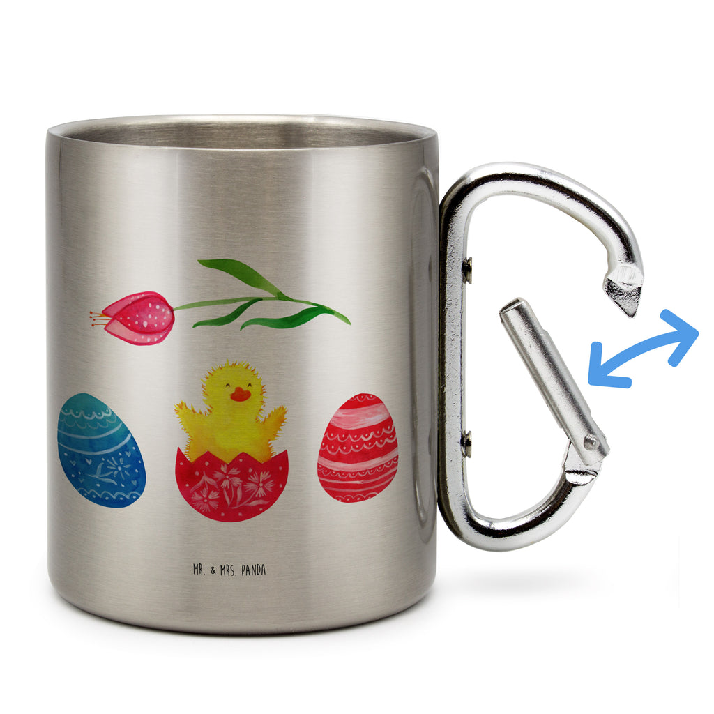 Edelstahlbecher Küken geschlüpft Edelstahltasse, Karabiner, Edelstahlbecher, Outdoor, Camping, Tasse, Becher, Ostern, Osterhase, Ostergeschenke, Osternest, Osterdeko, Geschenke zu Ostern, Ostern Geschenk, Ostergeschenke Kinder, Ostern Kinder, Küken, Osterei, Ostereier, Ei, Frühlingsgefühle, Freude, Grüße, liebe Grüße, Frohe Ostern, Ostergrüße