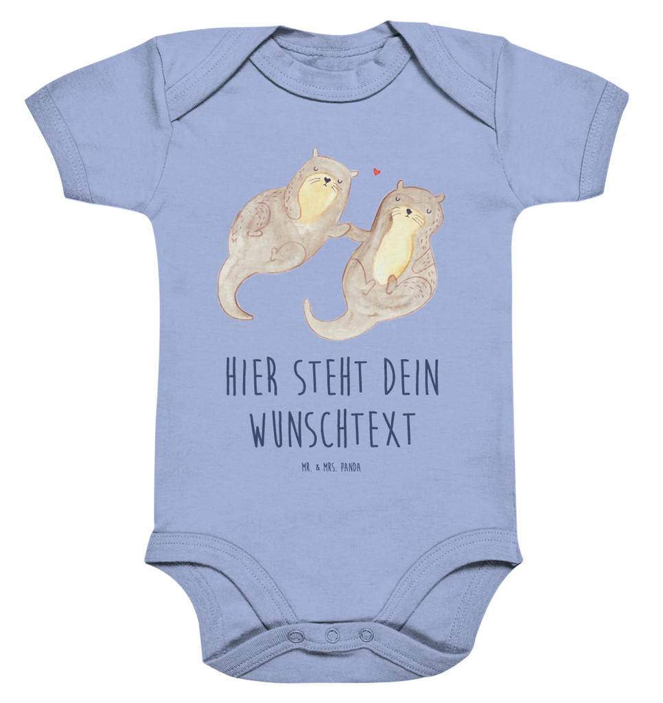 Personalisierter Baby Body Otter händchenhaltend Personalisierter Baby Body, Personalisierte Babykleidung, Personalisierter Babystrampler, Personalisierter Strampler, Personalisierter Wickelbody, Personalisierte Baby Erstausstattung, Junge, Mädchen, Otter, Fischotter, Seeotter, Otter Seeotter See Otter