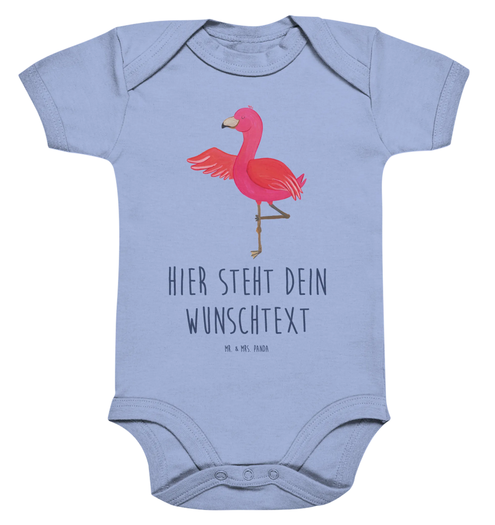 Personalisierter Baby Body Flamingo Yoga Personalisierter Baby Body, Personalisierte Babykleidung, Personalisierter Babystrampler, Personalisierter Strampler, Personalisierter Wickelbody, Personalisierte Baby Erstausstattung, Junge, Mädchen, Flamingo, Vogel, Yoga, Namaste, Achtsamkeit, Yoga-Übung, Entspannung, Ärger, Aufregen, Tiefenentspannung