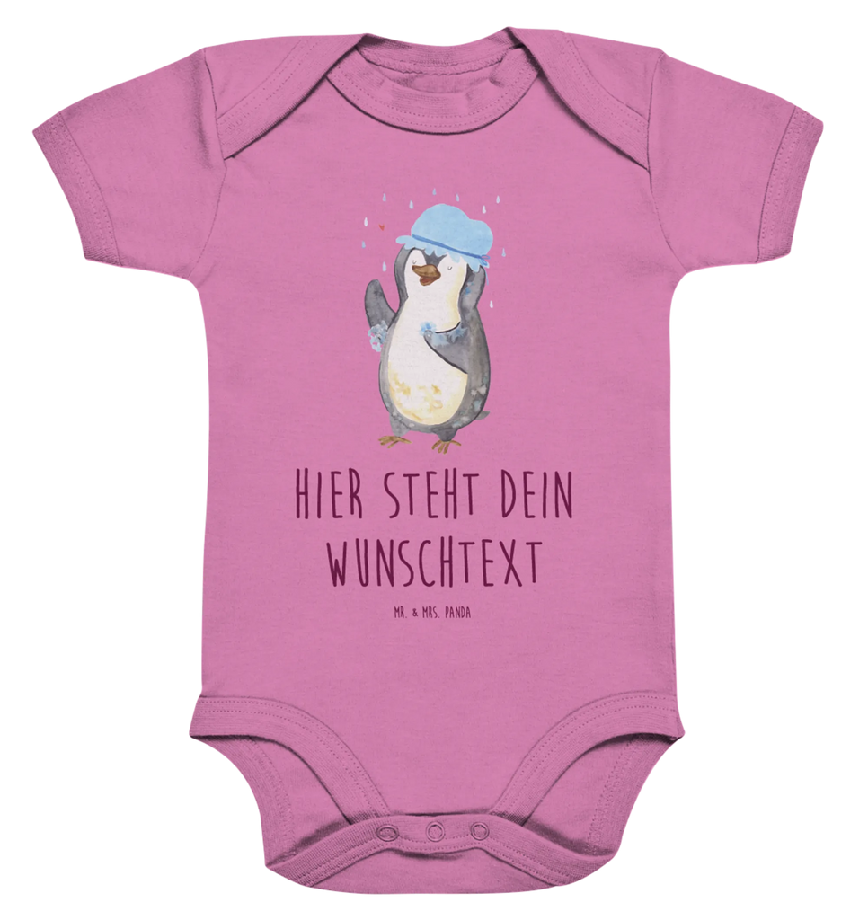 Personalisierter Baby Body Pinguin duscht Personalisierter Baby Body, Personalisierte Babykleidung, Personalisierter Babystrampler, Personalisierter Strampler, Personalisierter Wickelbody, Personalisierte Baby Erstausstattung, Junge, Mädchen, Pinguin, Pinguine, Dusche, duschen, Lebensmotto, Motivation, Neustart, Neuanfang, glücklich sein