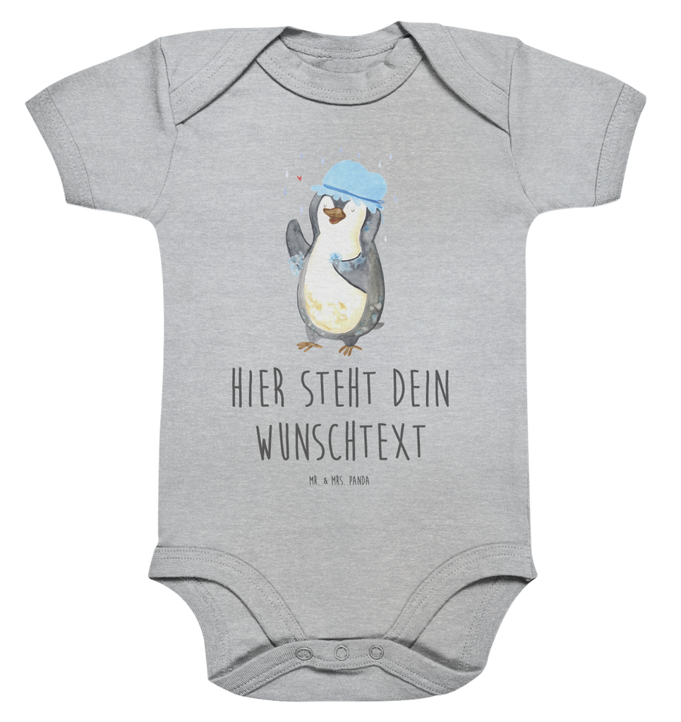 Personalisierter Baby Body Pinguin duscht Personalisierter Baby Body, Personalisierte Babykleidung, Personalisierter Babystrampler, Personalisierter Strampler, Personalisierter Wickelbody, Personalisierte Baby Erstausstattung, Junge, Mädchen, Pinguin, Pinguine, Dusche, duschen, Lebensmotto, Motivation, Neustart, Neuanfang, glücklich sein