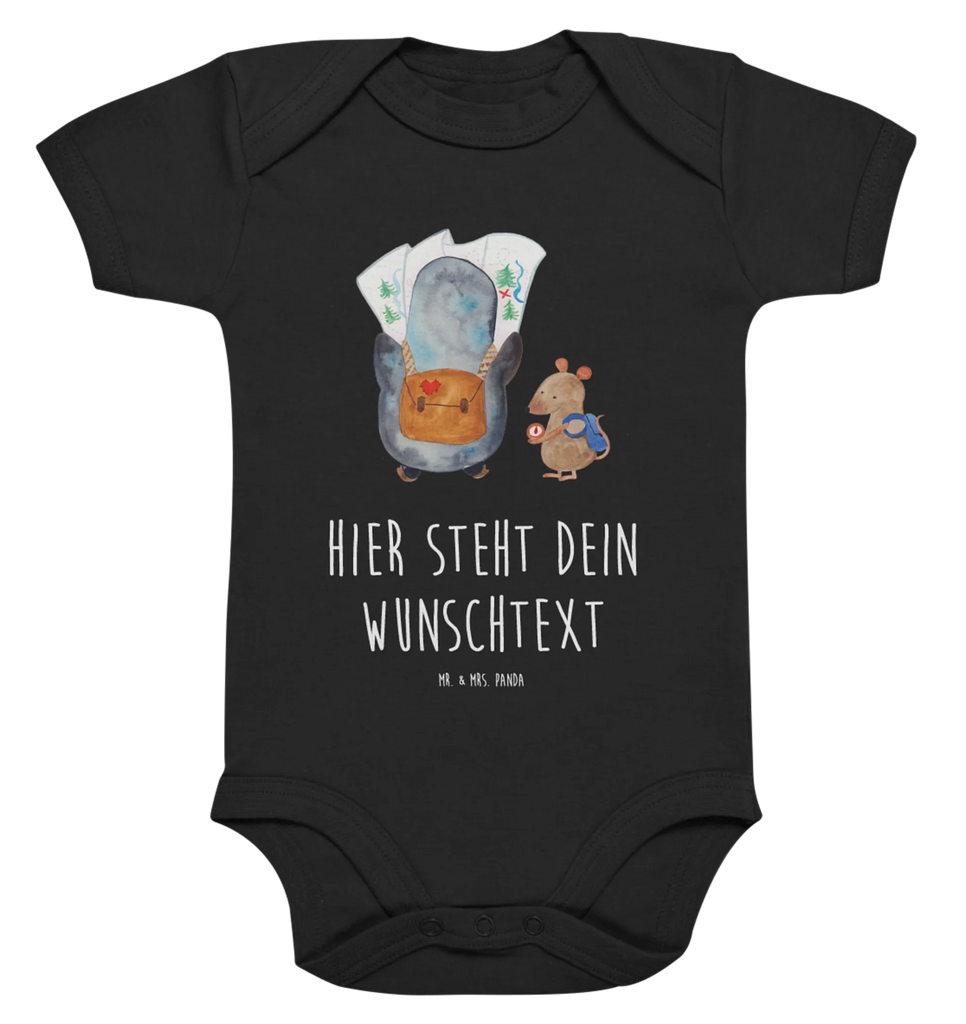 Personalisierter Baby Body Pinguin & Maus Wanderer Personalisierter Baby Body, Personalisierte Babykleidung, Personalisierter Babystrampler, Personalisierter Strampler, Personalisierter Wickelbody, Personalisierte Baby Erstausstattung, Junge, Mädchen, Pinguin, Pinguine, Abenteurer, Abenteuer, Roadtrip, Ausflug, Wanderlust, wandern