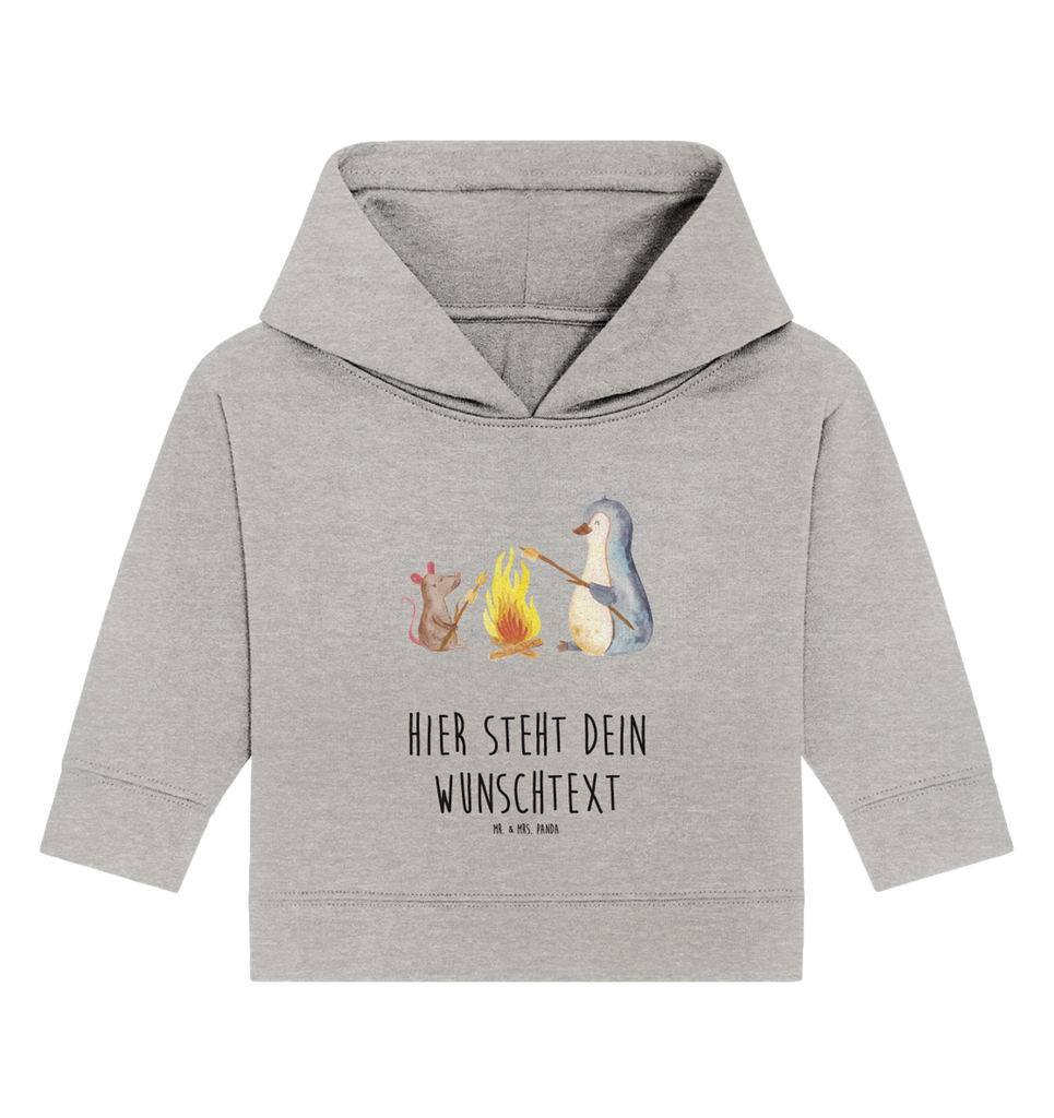 Personalisierter Baby Hoodie Pinguin Lagerfeuer Personalisierter Baby Hoodie, Baby Hoodie mit Namen, Babyhoodie Wunschtext, Pinguin, Maus, Pinguine, Lagerfeuer, Leben, Arbeit, Job, Motivation, Büro, Büroalltag, Lebensspruch, Lebensmotivation, Neustart, Liebe, grillen, Feuer, Marshmallows