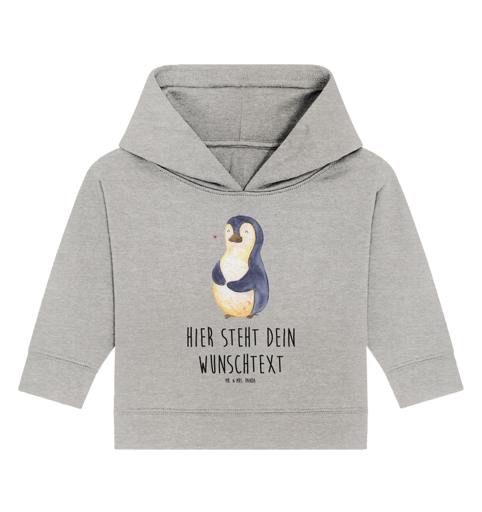 Personalisierter Baby Hoodie Pinguin Diät Personalisierter Baby Hoodie, Baby Hoodie mit Namen, Babyhoodie Wunschtext, Pinguin, Pinguine, Diät, Abnehmen, Abspecken, Gewicht, Motivation, Selbstliebe, Körperliebe, Selbstrespekt