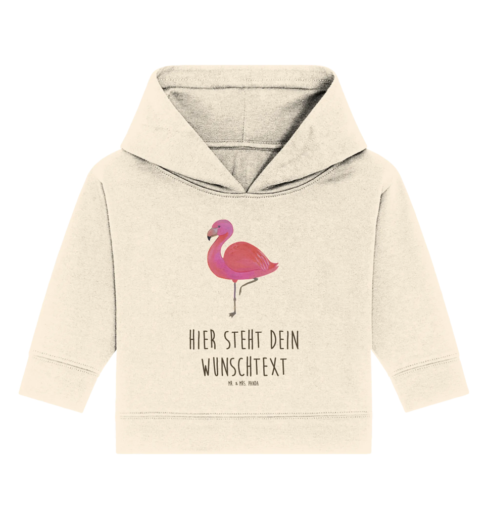 Personalisierter Baby Hoodie Flamingo Classic Personalisierter Baby Hoodie, Baby Hoodie mit Namen, Babyhoodie Wunschtext, Flamingo, Einzigartig, Selbstliebe, Stolz, ich, für mich, Spruch, Freundin, Freundinnen, Außenseiter, Sohn, Tochter, Geschwister