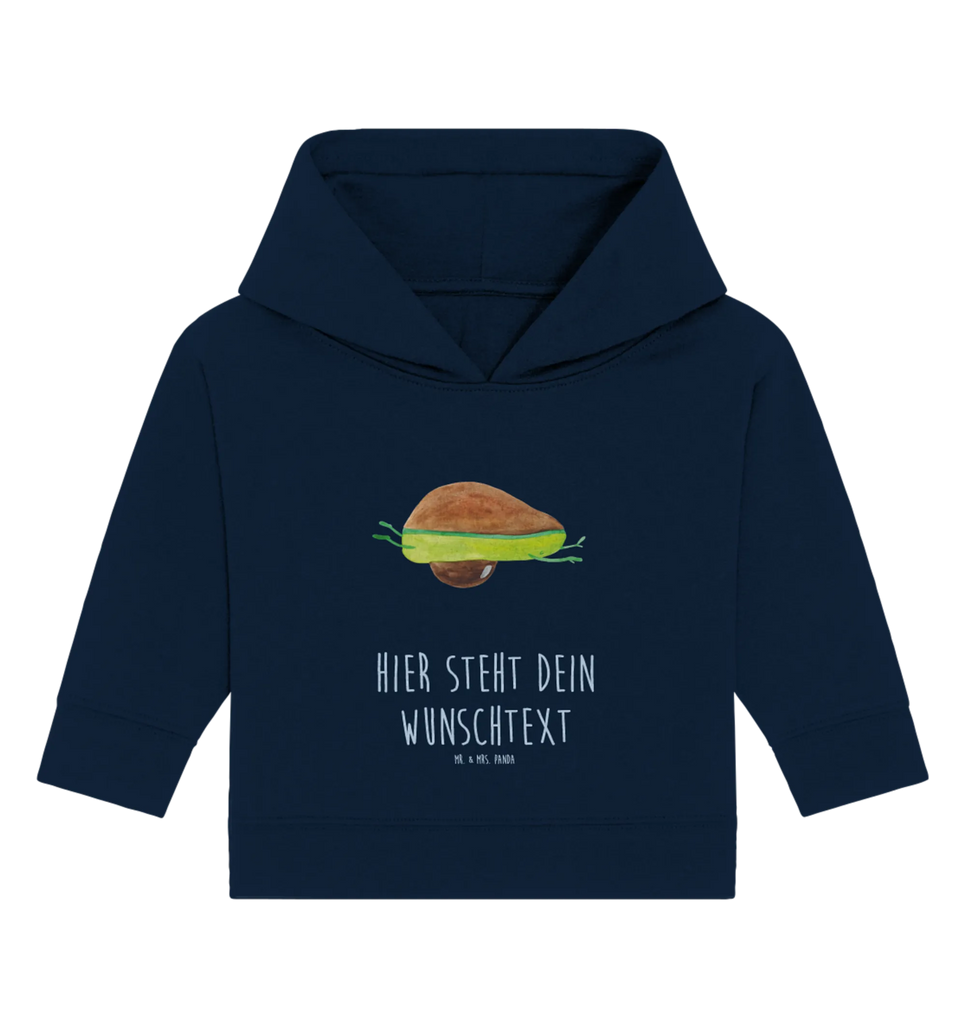 Personalisierter Baby Hoodie Avocado Yoga Personalisierter Baby Hoodie, Baby Hoodie mit Namen, Babyhoodie Wunschtext, Avocado, Veggie, Vegan, Gesund, Avocado Yoga Vegan