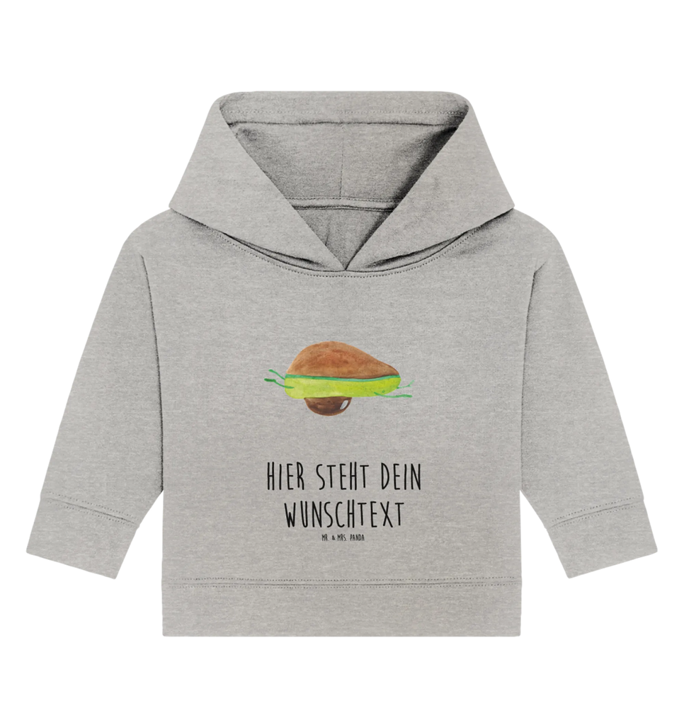 Personalisierter Baby Hoodie Avocado Yoga Personalisierter Baby Hoodie, Baby Hoodie mit Namen, Babyhoodie Wunschtext, Avocado, Veggie, Vegan, Gesund, Avocado Yoga Vegan