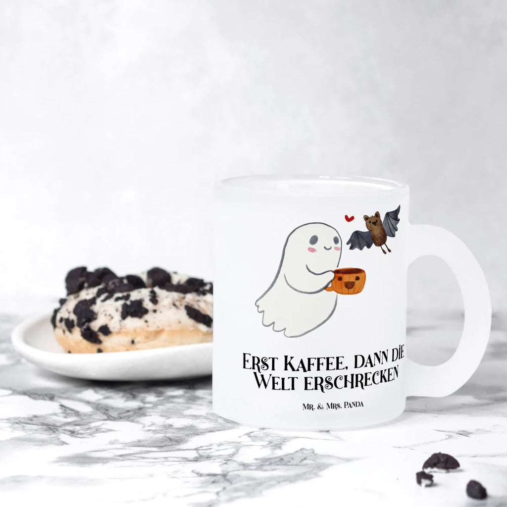 Teetasse Gespenst Kaffee Teetasse, Teeglas, Teebecher, Tasse mit Henkel, Tasse, Glas Teetasse, Teetasse aus Glas, Halloween, Deko, Martinssingen, Dekoration, Geschenke, Schenken, Gespenst, Kaffee