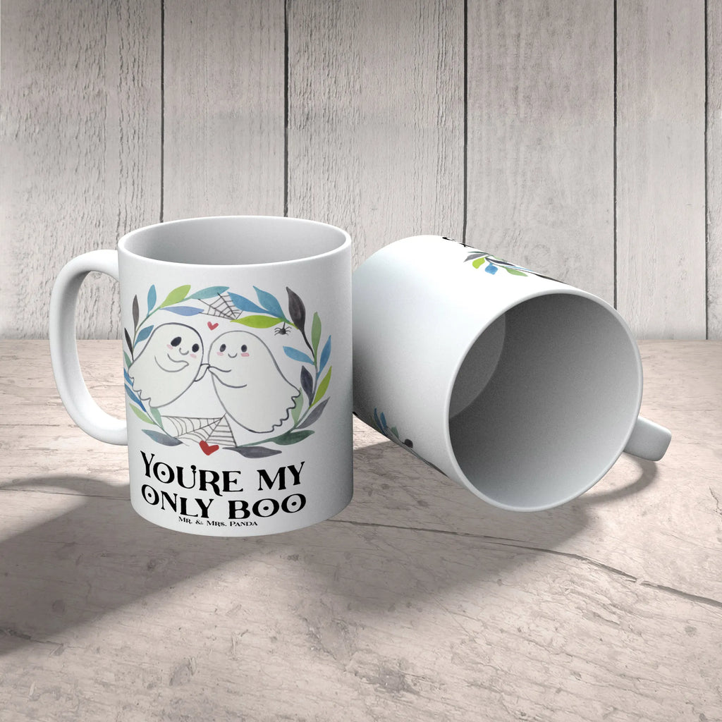 Tasse Gespenster  Liebe Tasse, Kaffeetasse, Teetasse, Becher, Kaffeebecher, Teebecher, Keramiktasse, Porzellantasse, Büro Tasse, Geschenk Tasse, Tasse Sprüche, Tasse Motive, Kaffeetassen, Tasse bedrucken, Designer Tasse, Cappuccino Tassen, Schöne Teetassen, Halloween, Deko, Martinssingen, Dekoration, Geschenke, Schenken, Gespenst, Paar, Verliebt