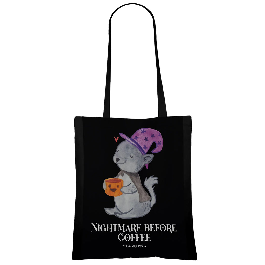 Tragetasche Kater Kaffee Beuteltasche, Beutel, Einkaufstasche, Jutebeutel, Stoffbeutel, Tasche, Shopper, Umhängetasche, Strandtasche, Schultertasche, Stofftasche, Tragetasche, Badetasche, Jutetasche, Einkaufstüte, Laptoptasche, Halloween, Deko, Martinssingen, Dekoration, Geschenke, Schenken, Hexe, Kater, Kaffee, Magie