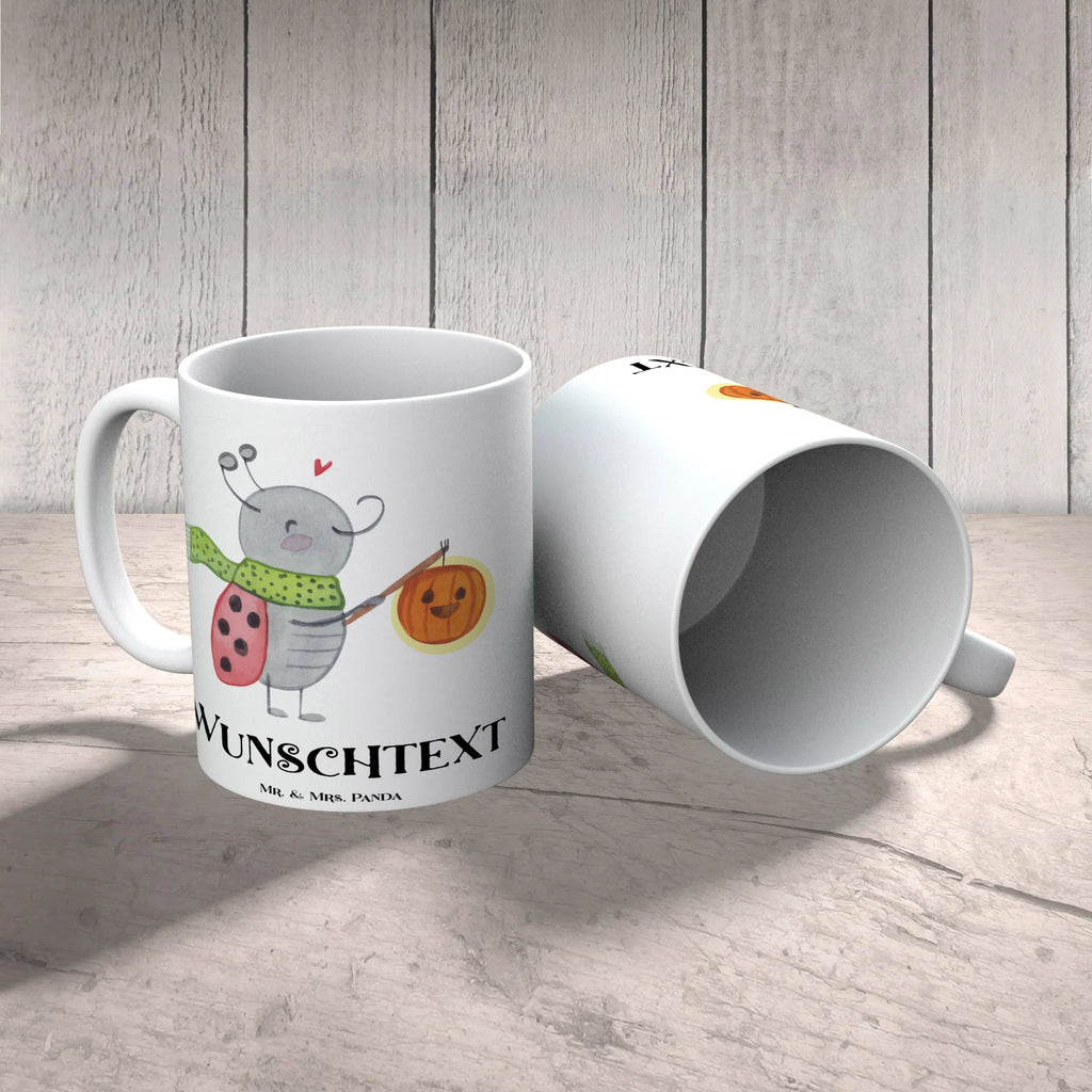 Personalisierte Tasse Smörle Laterne Personalisierte Tasse, Namenstasse, Wunschname, Personalisiert, Tasse, Namen, Drucken, Tasse mit Namen, Halloween, Deko, Martinssingen, Dekoration, Geschenke, Schenken, Laterne, Herbst, Marienkäfer