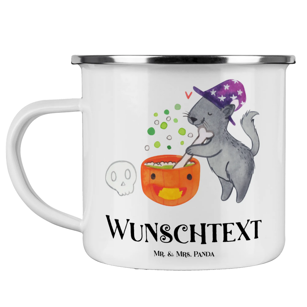 Personalisierte Emaille Tasse Kater Hexenkessel Emaille Tasse personalisiert, Emaille Tasse mit Namen, Campingtasse personalisiert, Namenstasse, Campingtasse bedrucken, Campinggeschirr personalsisert, tasse mit namen, personalisierte tassen, personalisierte tasse, tasse selbst gestalten, tasse bedrucken, tassen bedrucken, Halloween, Deko, Martinssingen, Dekoration, Geschenke, Schenken, Hexe, Kater, Hexenkessel, Zaubertrank, Zaubern