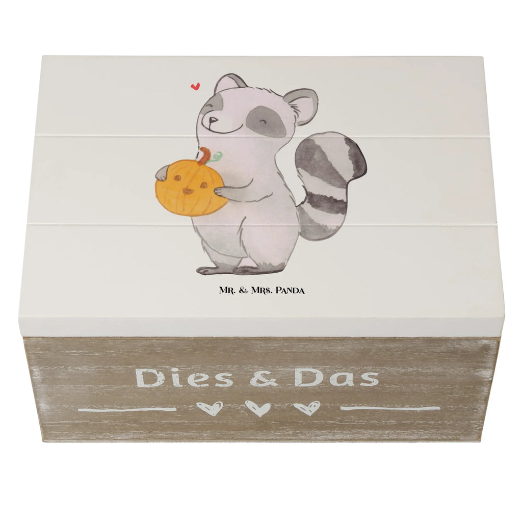 Holzkiste Waschbär Kürbis Holzkiste, Kiste, Schatzkiste, Truhe, Schatulle, XXL, Erinnerungsbox, Erinnerungskiste, Dekokiste, Aufbewahrungsbox, Geschenkbox, Geschenkdose, Halloween, Deko, Martinssingen, Dekoration, Geschenke, Schenken, Halloween Deko, Trick or Treat, Süßes sonst gibt's saures, Waschbär, Kürbis