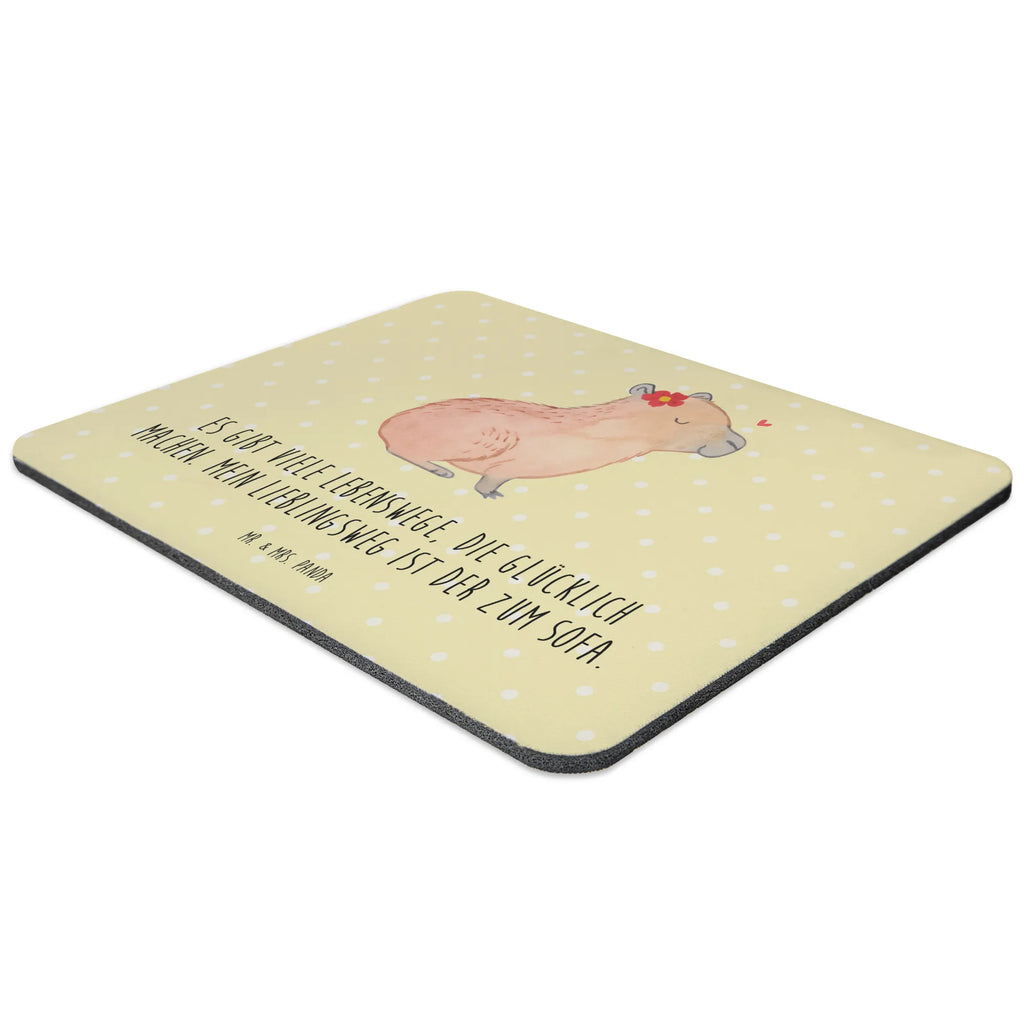 Mauspad Capybara Blume Mousepad, Computer zubehör, Büroausstattung, PC Zubehör, Arbeitszimmer, Mauspad, Einzigartiges Mauspad, Designer Mauspad, Mausunterlage, Mauspad Büro, Tiermotive, Gute Laune, lustige Sprüche, Tiere, Capybara