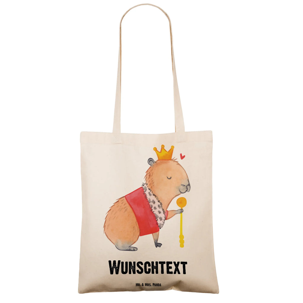 Personalisierte Tragetasche Capybara König Personalisierte Beuteltasche, Personalisierter Beutel, Personalisierte Einkaufstasche, Personalisierter Jutebeutel, Personalisierter Stoffbeutel, Tragetasche mit Namen, Einkaufstasche mit Namen, Stoffbeutel mit Namen, Personalisierte Tasche, Personalisierte Jutetasche, Personalisierte Kindergartentasche, Tiermotive, Gute Laune, lustige Sprüche, Tiere, Capybara, König