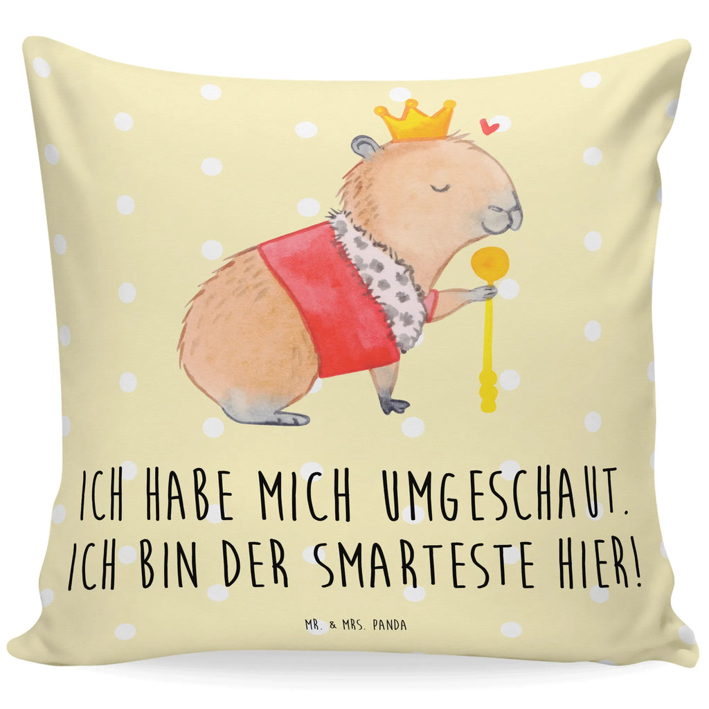 40x40 Kissen Capybara König Kissenhülle, Kopfkissen, Sofakissen, Dekokissen, Motivkissen, sofakissen, sitzkissen, Kissen, Kissenbezüge, Kissenbezug 40x40, Kissen 40x40, Kissenhülle 40x40, Zierkissen, Couchkissen, Dekokissen Sofa, Sofakissen 40x40, Dekokissen 40x40, Kopfkissen 40x40, Kissen 40x40 Waschbar, Tiermotive, Gute Laune, lustige Sprüche, Tiere, Capybara, König