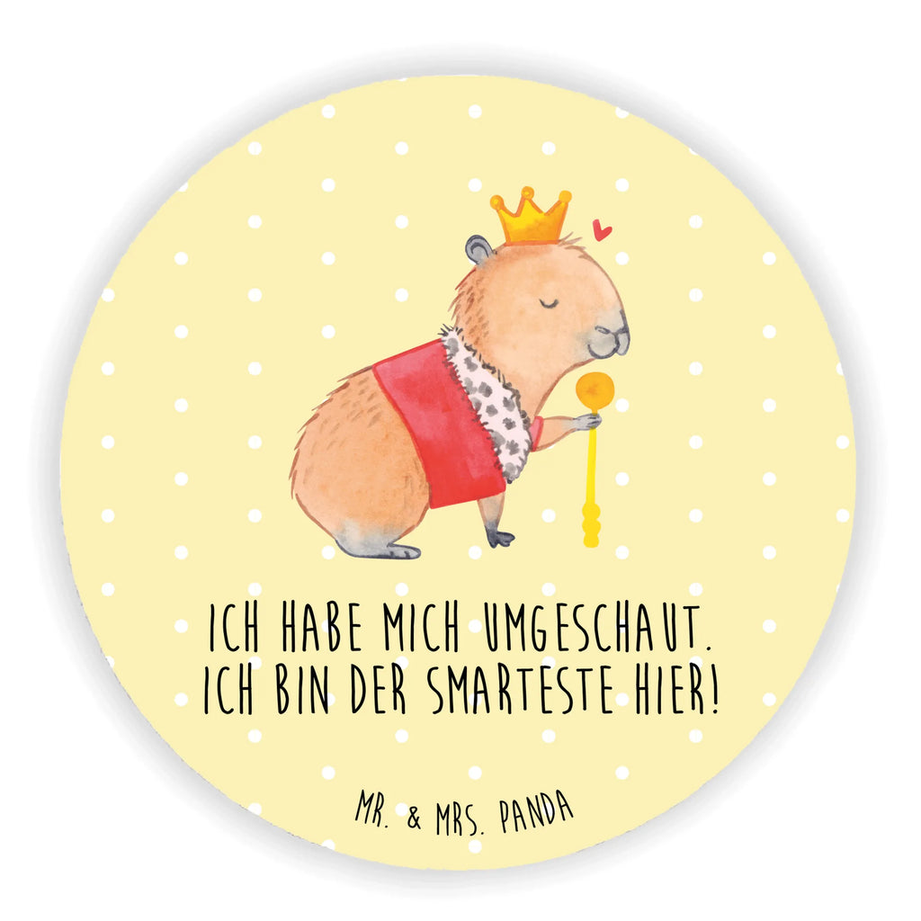 Rund Magnet Capybara König Kühlschrankmagnet, Pinnwandmagnet, Souvenir Magnet, Motivmagnete, Dekomagnet, Whiteboard Magnet, Notiz Magnet, Kühlschrank Dekoration, Tiermotive, Gute Laune, lustige Sprüche, Tiere, Capybara, König