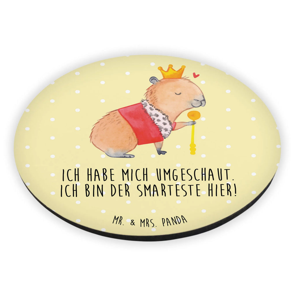 Rund Magnet Capybara König Kühlschrankmagnet, Pinnwandmagnet, Souvenir Magnet, Motivmagnete, Dekomagnet, Whiteboard Magnet, Notiz Magnet, Kühlschrank Dekoration, Tiermotive, Gute Laune, lustige Sprüche, Tiere, Capybara, König