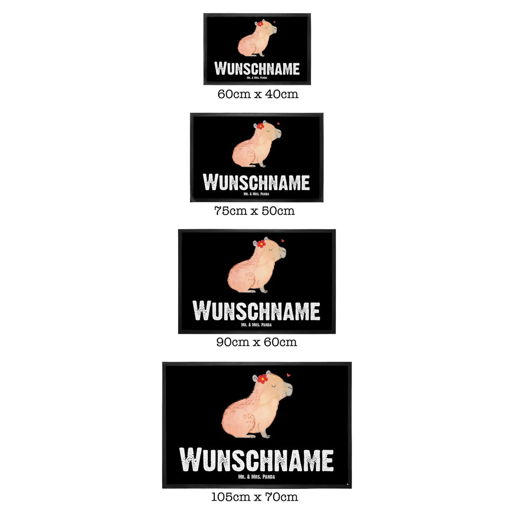 Personalisierte Fußmatte Capybara Blume Personalisierte Fußmatte, Fußmatte mit Namen, Personalisieruung, Personalisiert, Fußmatte bedrucken, Türvorleger mit Namen, Haustürmatte personalisiert, Namensfussmatte, Wunschnamen, Bedrucken, Türvorleger personalisiert, Tiermotive, Gute Laune, lustige Sprüche, Tiere, Capybara