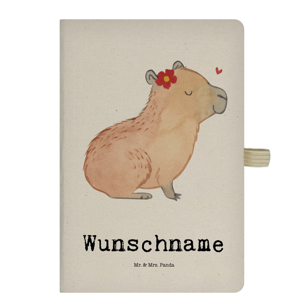 DIN A4 Personalisiertes Notizbuch Capybara Blume Personalisiertes Notizbuch, Notizbuch mit Namen, Notizbuch bedrucken, Personalisierung, Namensbuch, Namen, Tiermotive, Gute Laune, lustige Sprüche, Tiere, Capybara