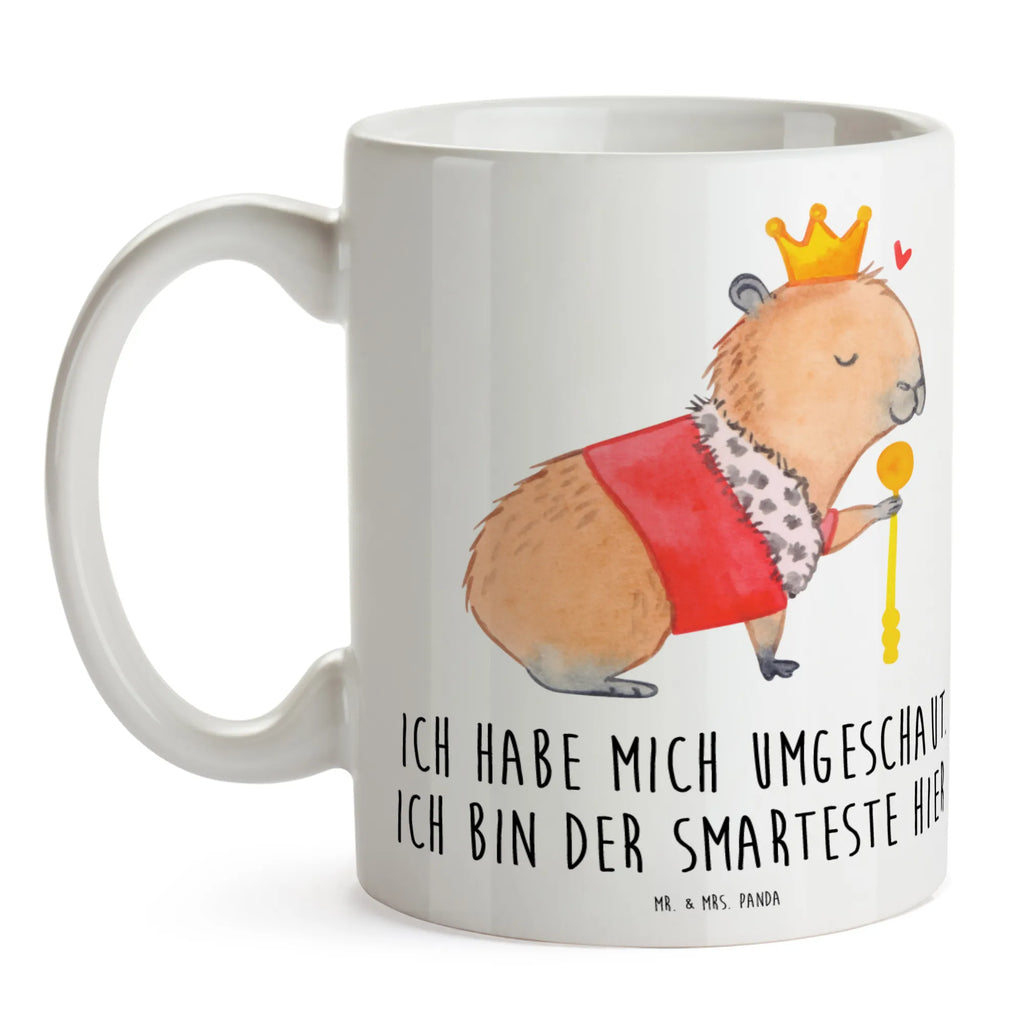 Tasse Capybara König Tasse, Kaffeetasse, Teetasse, Becher, Kaffeebecher, Teebecher, Keramiktasse, Porzellantasse, Büro Tasse, Geschenk Tasse, Tasse Sprüche, Tasse Motive, Kaffeetassen, Tasse bedrucken, Designer Tasse, Cappuccino Tassen, Schöne Teetassen, Tiermotive, Gute Laune, lustige Sprüche, Tiere, Capybara, König